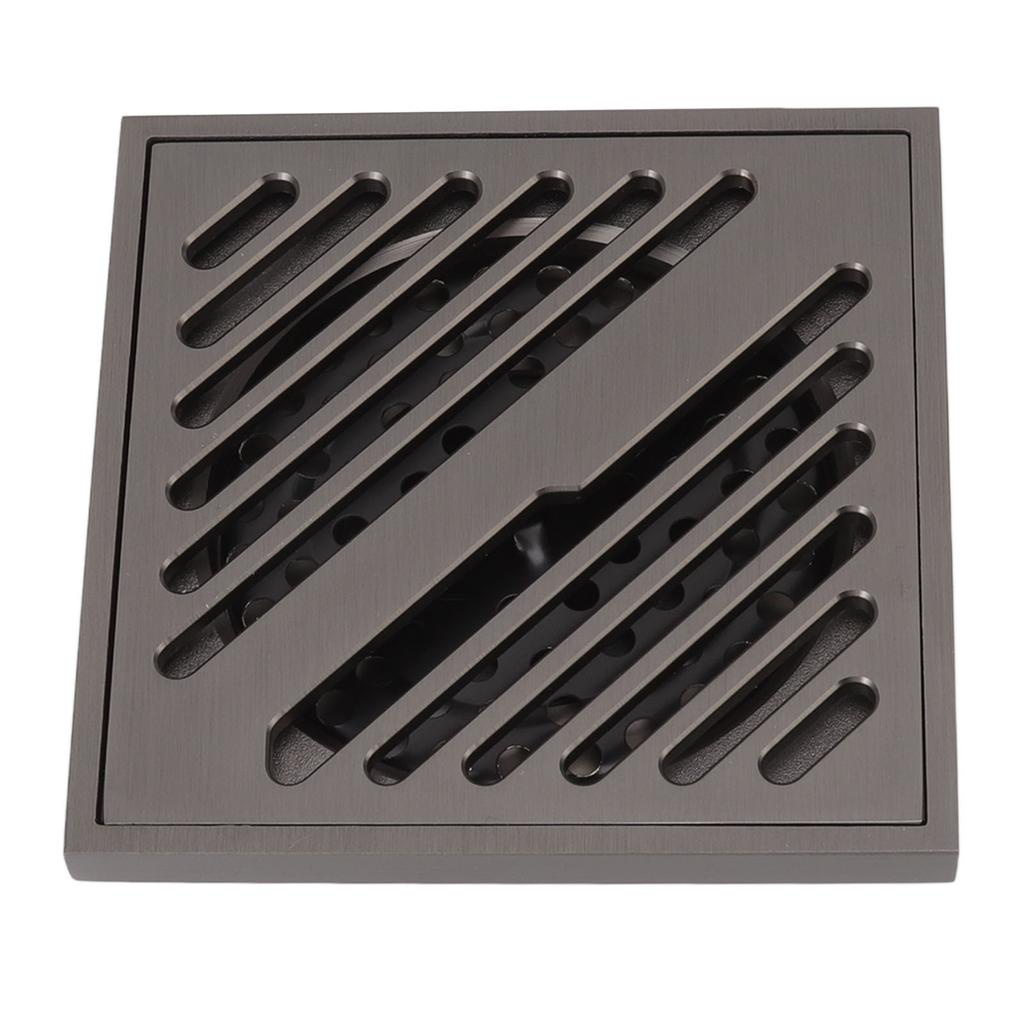 Square Shower Floor Drain Extra Thick Stainless Steel Bathroom Floor Drain for Home Kitchen Accessories Gray