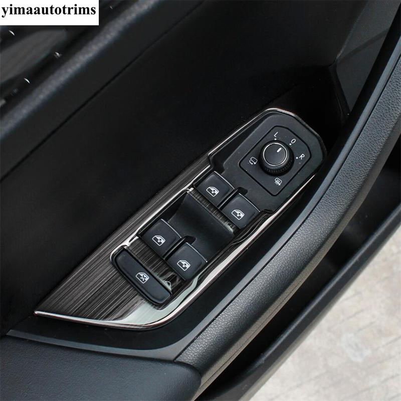 Window Lift / Gear Panel / Shift Head Knob / Central Control AC Air Frame Cover Accessories Interior For Skoda Kodiaq 2017 -