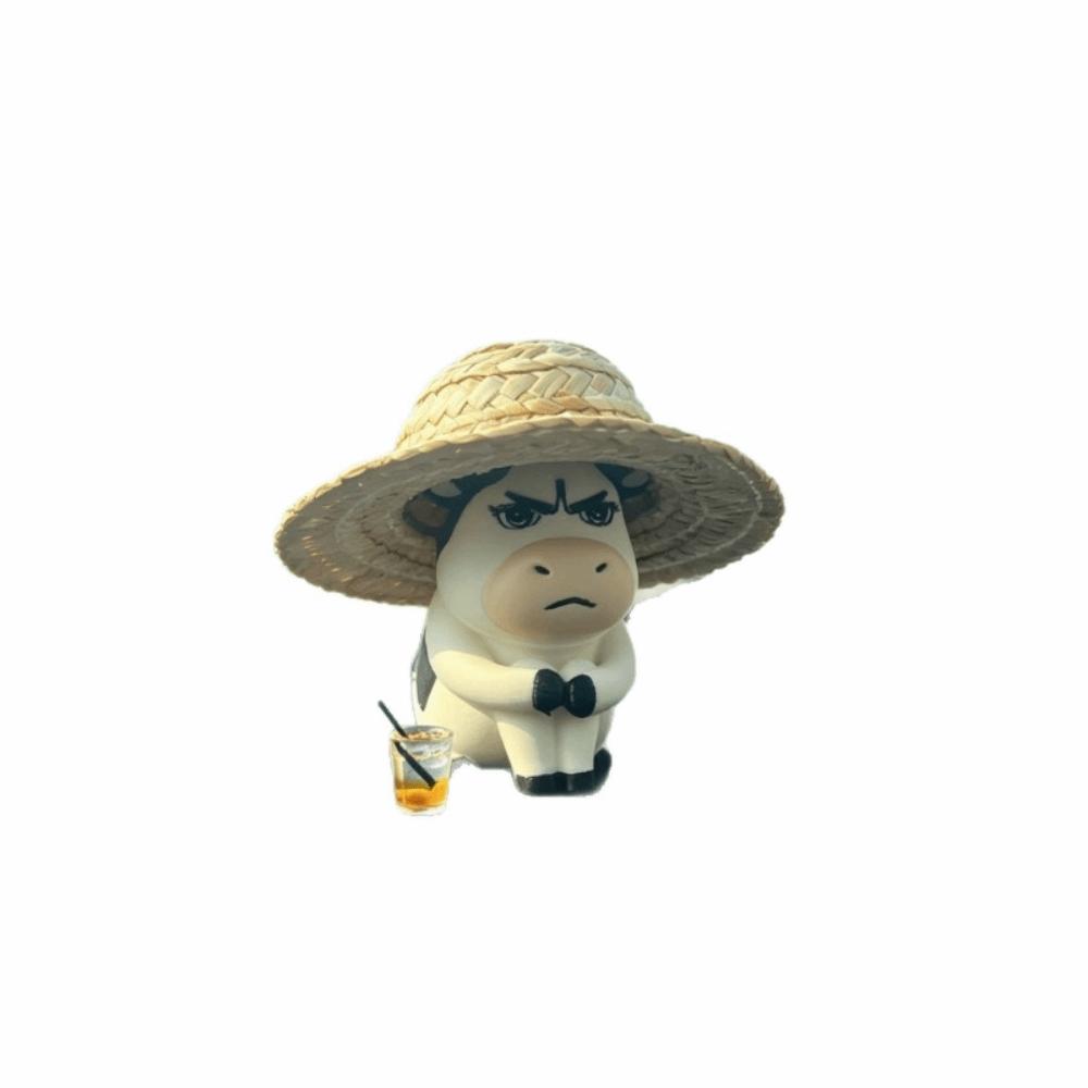 Ugly-cute Cow Doll Cute Center Console Decoration Ornament Car Ornament Car Cow