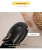 Women's Black Velcro Slip-on Height-Increasing Oxford Loafers, Thick Sole, Autumn 2025.