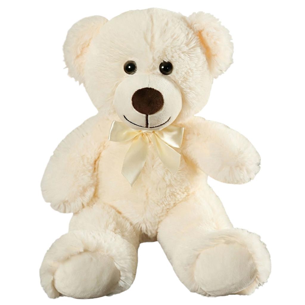 Bear Plush Toy With Bow, Teddy , Comforting And Sleep Inducing Doll.