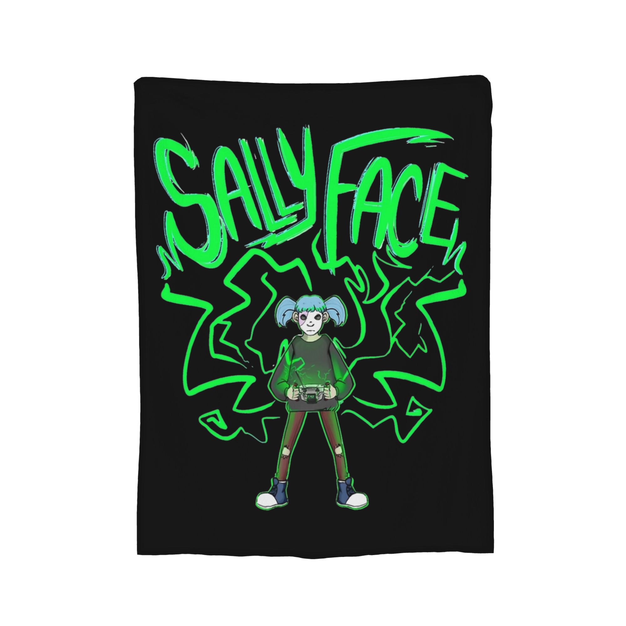 

Sally Face Blanket Fleece Winter Dark Adventure Game Multi-function Soft Throw Blanket for Home Couch Bedspread 30x40in