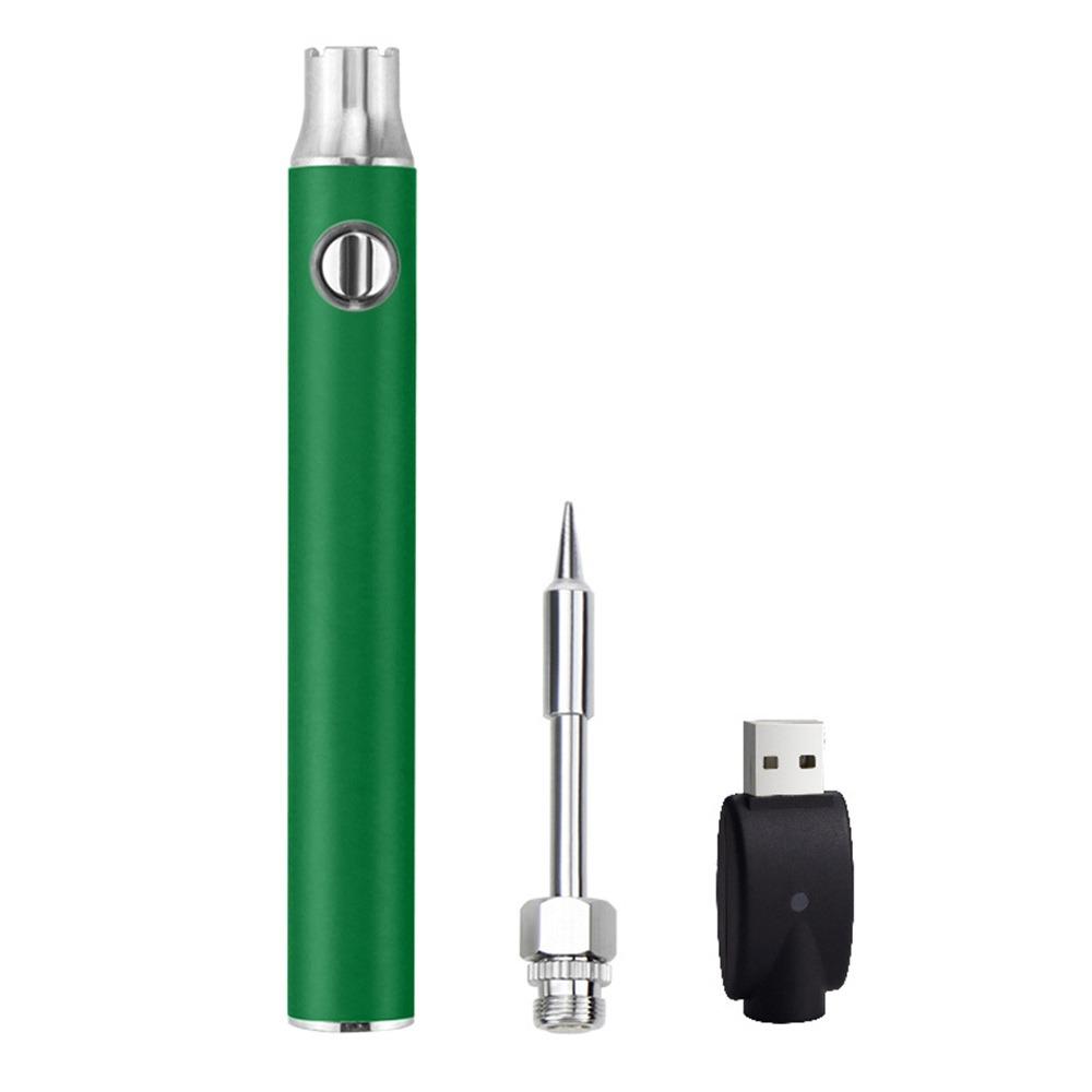 1100mAh Battery Electric Soldering Iron Pen 510 Thread Heat Tips Adjustable Temperature Smart Power Pen Welding Tool Kit