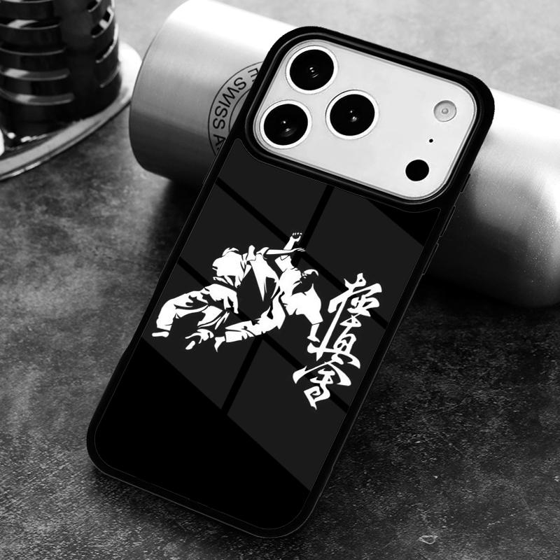 Kung Fu Oyama Kyokushin Karate soft Phone Case for iPhone 17 16 15 Pro Max Air 14 13 12 11 Plus Shockproof Capa Cover