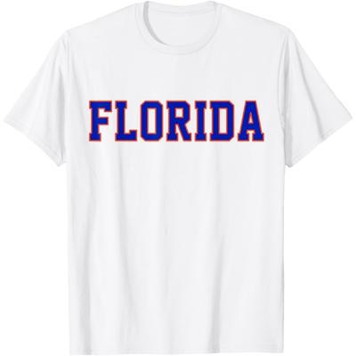 Vintage Florida Men Florida Women Retro Orange T-Shirt