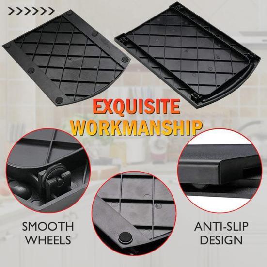 

Универсальный выдвижной лоток для бытовой техники, надежный подвижный пластиковый поднос для плиты для дома