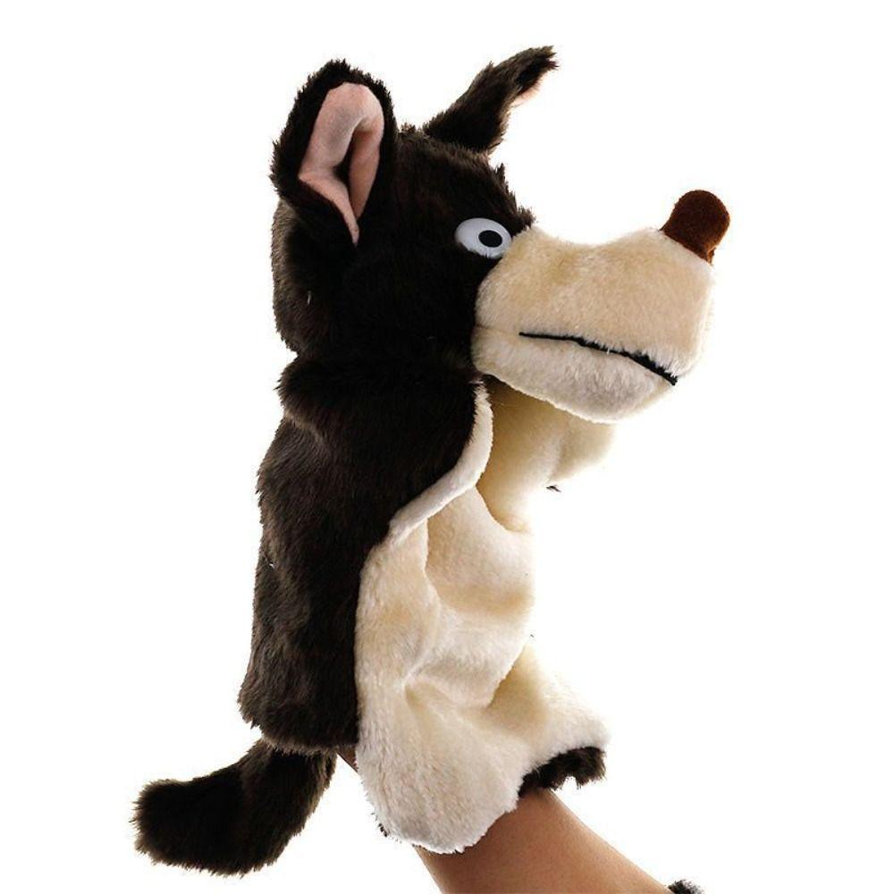 Sheep Animal Hand Puppet Plush Dolls Children Puppets Learning Cartoon Plush Toys  Kids Gift
