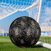 Sport Club Football Crest Printed Size 5 Soccer Balls, Anti-Slip, Protective Football, Outdoor Sport, a Unique Gift Suitable for Him/her, Birthday