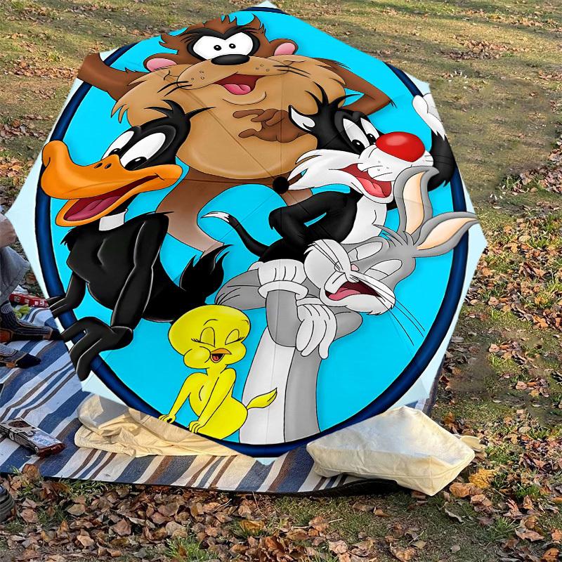 1pc cartoon characters Automatic Open/Close Umbrella Compact Folding Umbrella with 8-Rib Shaft lightweight esign, for Women/Men1168A