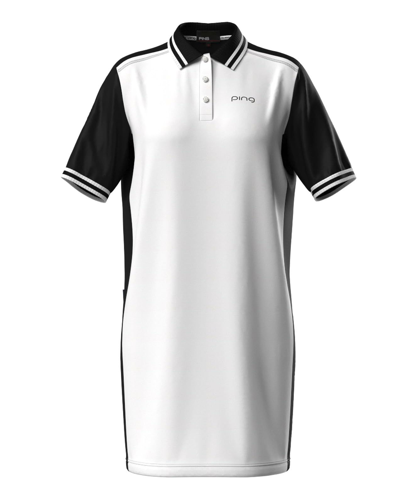 

Short Sleeve Dress Quick UV Golf LL [Pin Apparel] Women s (Moisture Wicking, Drying, Protection) / / 622-5124300 030_White