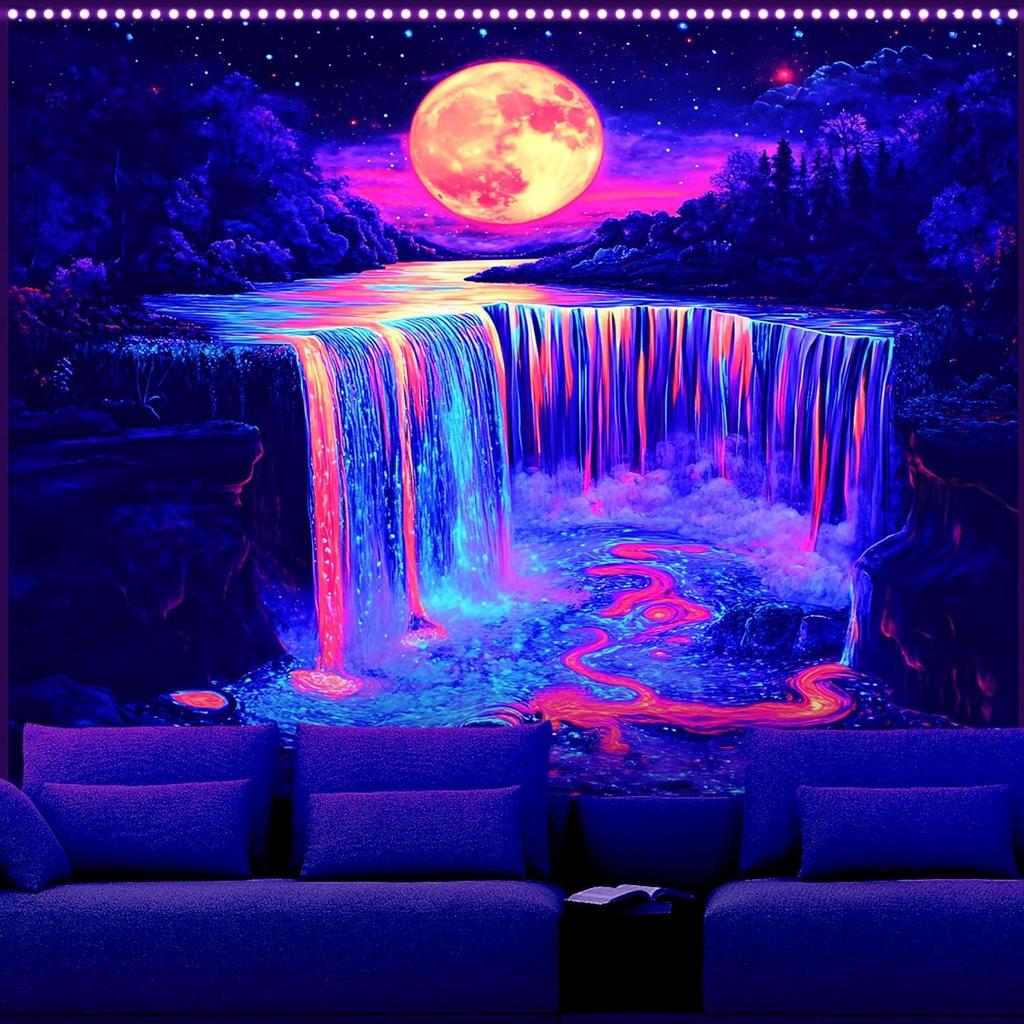 Tapestry aohmpt dark night landscape hot