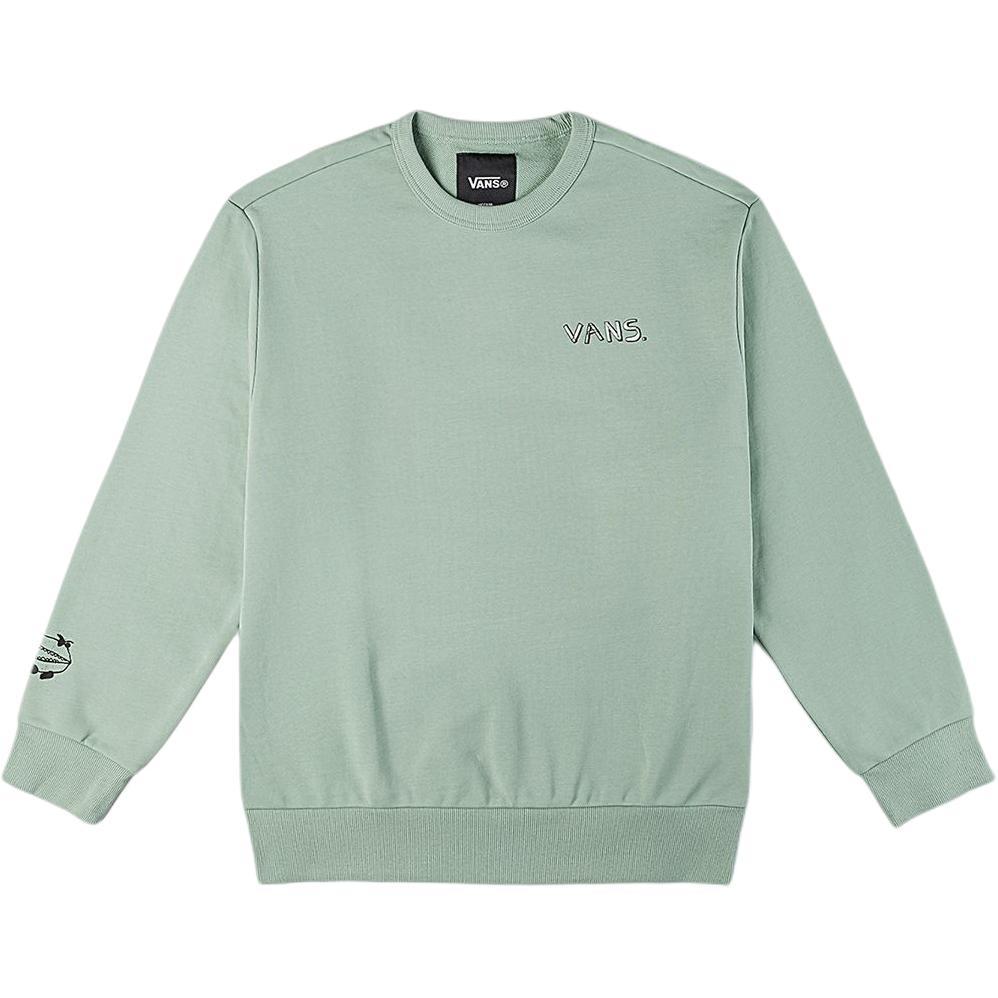 Vans X Asian Artists Alliance Riroo Collaboration Simple Round Neck Pullover Long Sleeve Sweatshirt Unisex sweatshirt VN000TRREMW