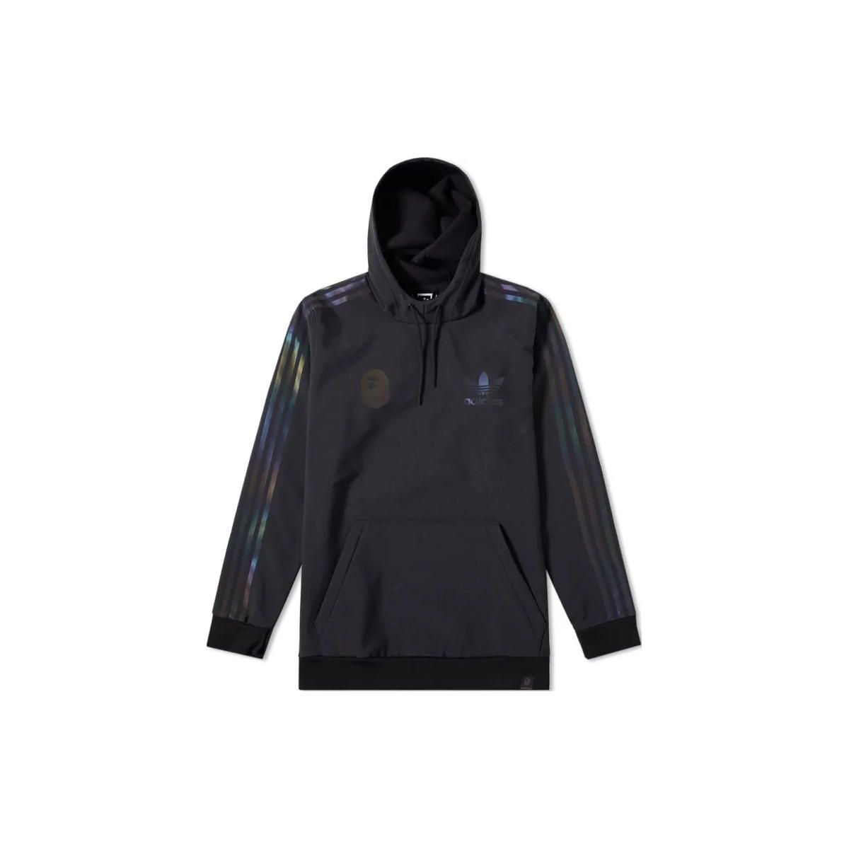 

BAPE x adidas Tech Hoodie Black Мужские топы DU0206 S
