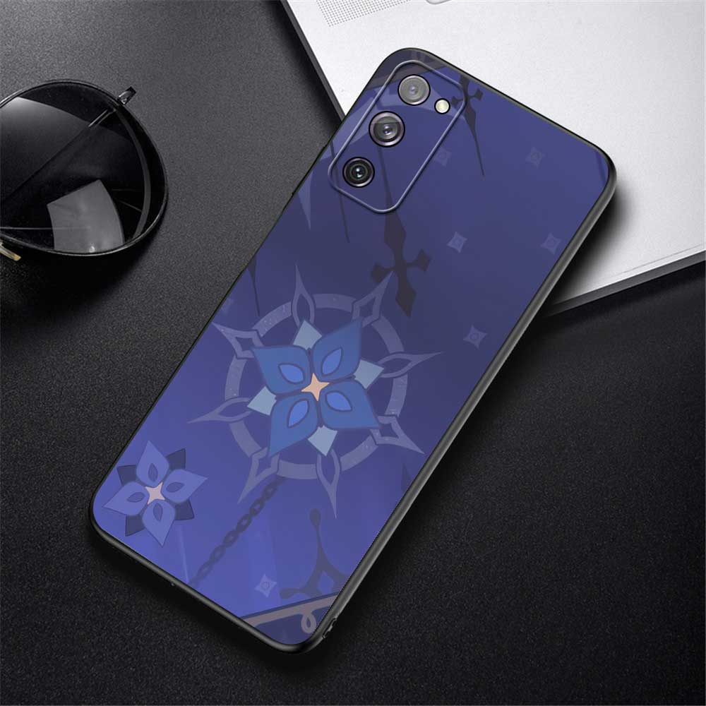 Ochranné pouzdro na telefon Genshin Impact Icon pro Samsung Galaxy S22 5G S21 Ultra S20 S10 S9 Plus S10E S8 S7 Edge