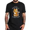 2025 Model I'm Not Antisocial I'm Antistupid T Shirt Cool Character T-Shirt Short Sleeve O-neck