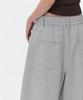 Musinsa Standard Woman Women'S Double Knit Denim Detail Bermuda Sweatpants [Medium Grey]