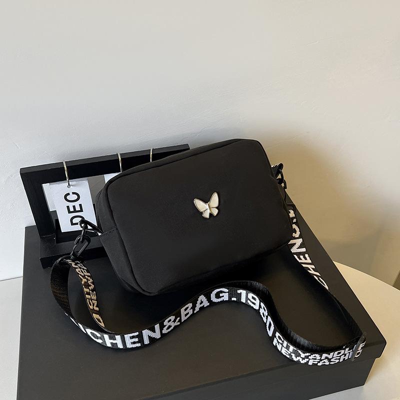 

Темперамент Бабочка Простая Сумка Женская Повседневная На Плечо Однотонная Кроссбоди чёрный