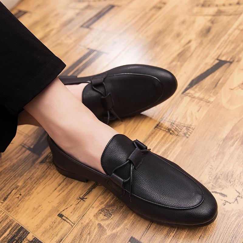 Fashion Men's Business Shoes Fashion Loafers Men Leather 2024 Lightweight Men Casual Summer Shoes Male Comfortable Outdoor Lazy Shoe