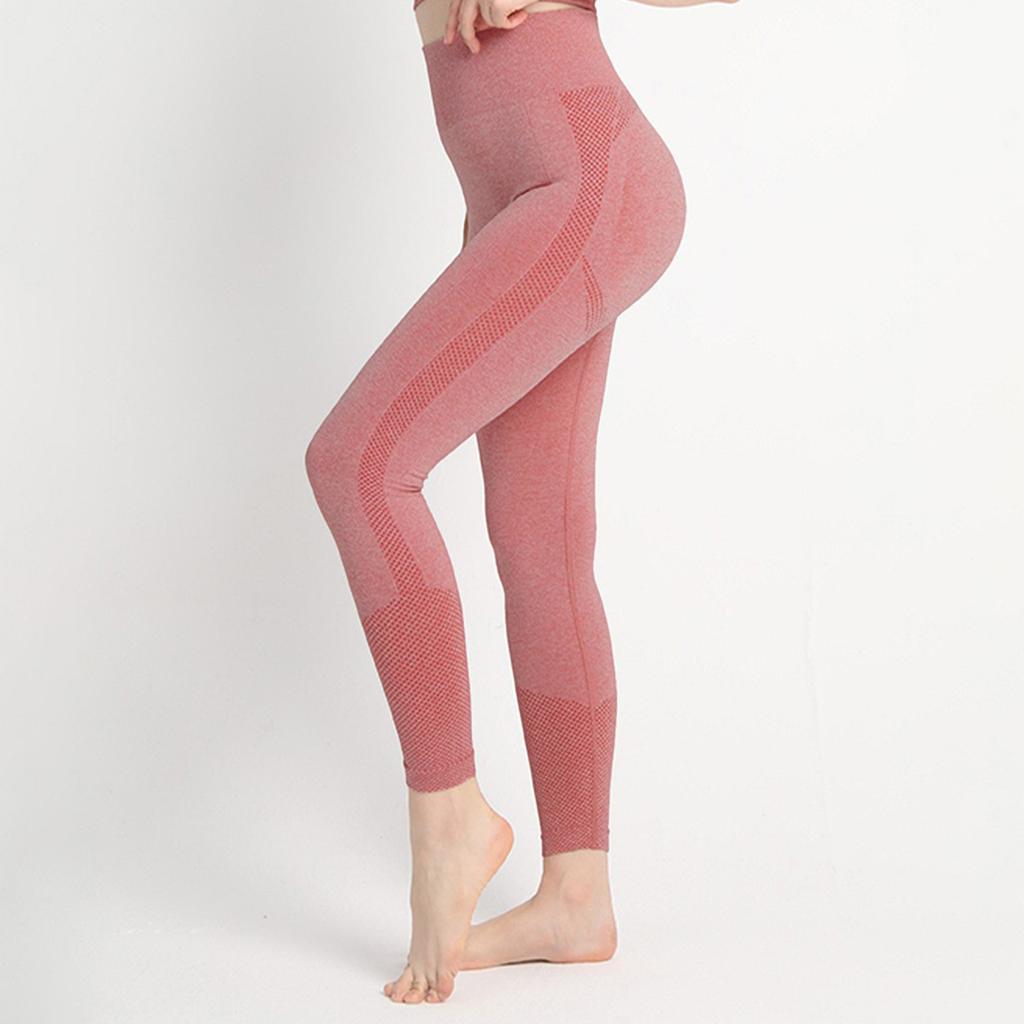 Women's Color High Waist And Hip Lifting Sports Tight Pants Fitness Pants