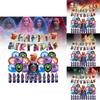 Vibrant Descendants Themed Birthday Party Decoration Banner Balloon Set For Kids
