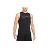 Nike Pro Dri-FIT Logo Print Breathable Round Neck Tank Top Men Tops Black DD1977-010