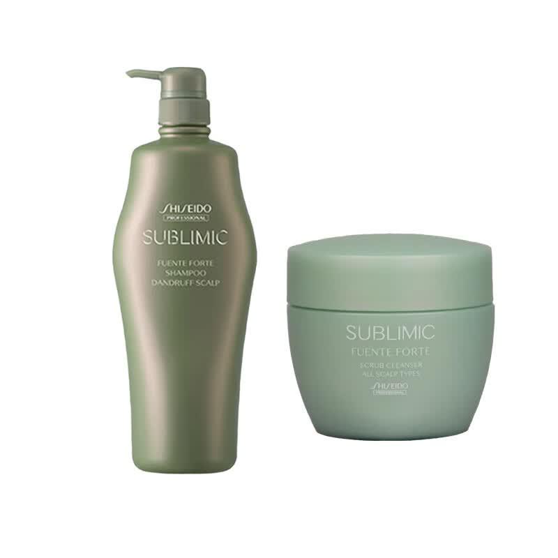 Набор Shiseido Professional Fuente Forte Шампунь против перхоти и Скраб для кожи головы