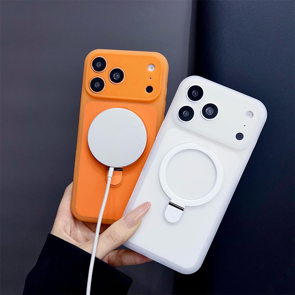 Deluxe Jelly Silicone Holder Fine Hole Mobile Phone Case for 17 Pro Max 17 Pro 16 Pro Max 15 Shockproof Protection Cover