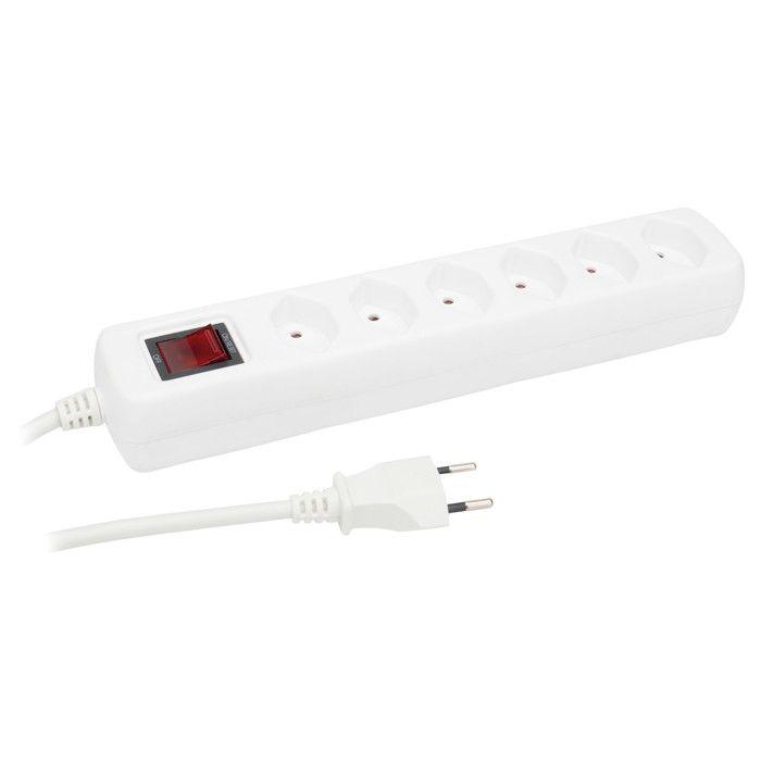 

Блок багатопрільний - ZENITECH - 6 пр. T13 - Interrupteur - 1,5m - Blanc