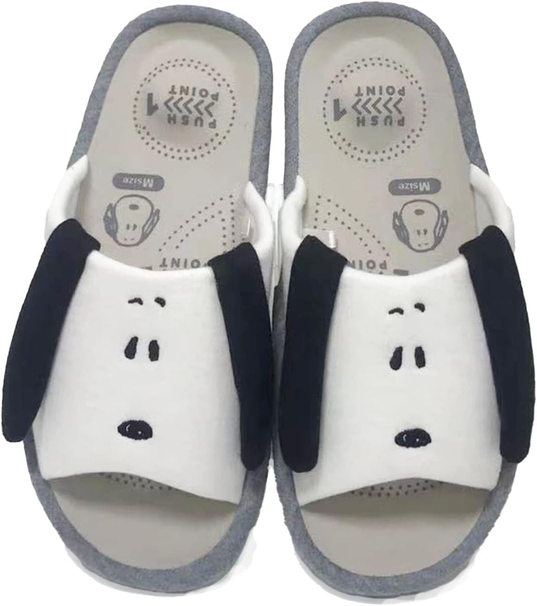 

Slippers Snoopy Lila Care Comfort White M [Nippon Slippers]
