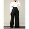 Womens High Rise High Waist Trouser Office Collage Event Wear Formal Pant Dress