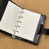 Leather Handbook Loose-leaf Shell, Removable High-value Loose-leaf Shell, Portable Diary Shell for Carry-on Pockets