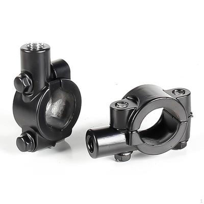 Motorcycle Rearview Mirror Mount Holders Clamps 7/8" Aluminum Alloy Adapters 8mm Thread for Bike UTV