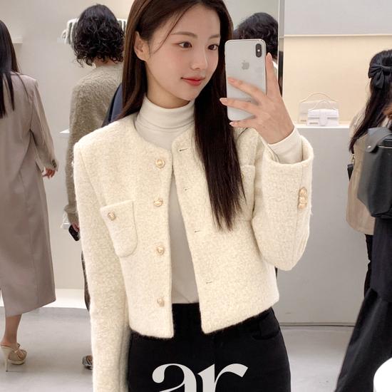 Mellosha Bouclé Tweed Jacket - JK2531
