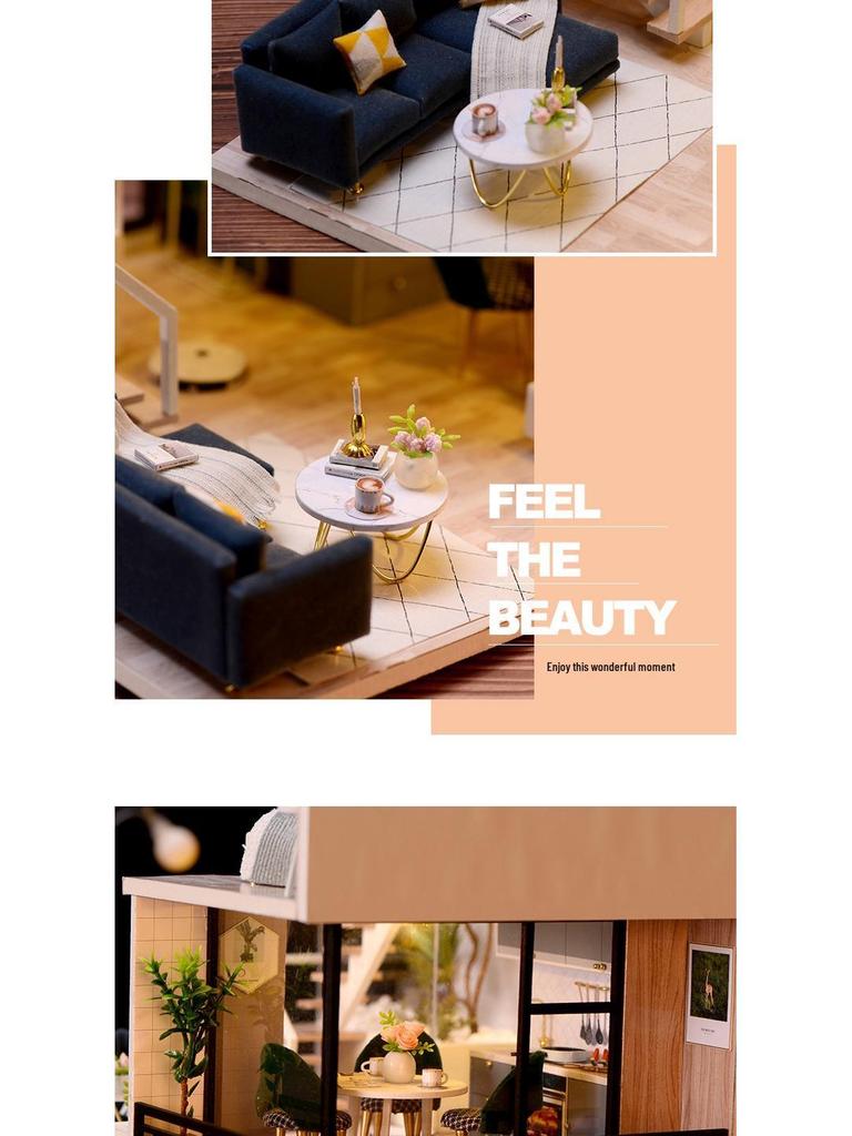 Zhi Qu Wu DIY Cozy Loft House: Novel Double-Layer Design Toy