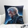 Game Devil May Cry Cushion Cover Natural Linen Pillowcase Set AllinOne Decor for Sofa Bedroom  Chair