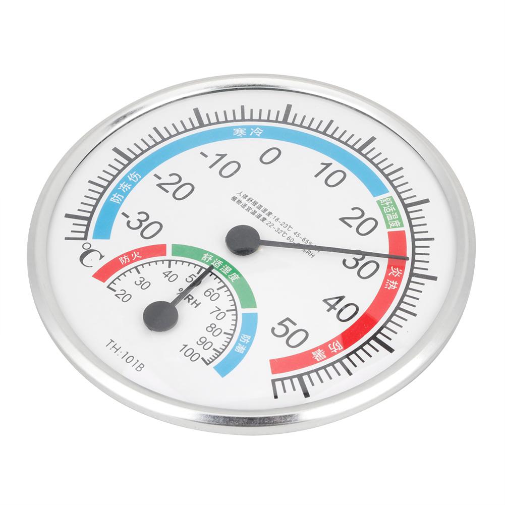 2 IN 1 Indoor High Precision Hygrometer Thermometer Psychrometer Desk Type Hanging
