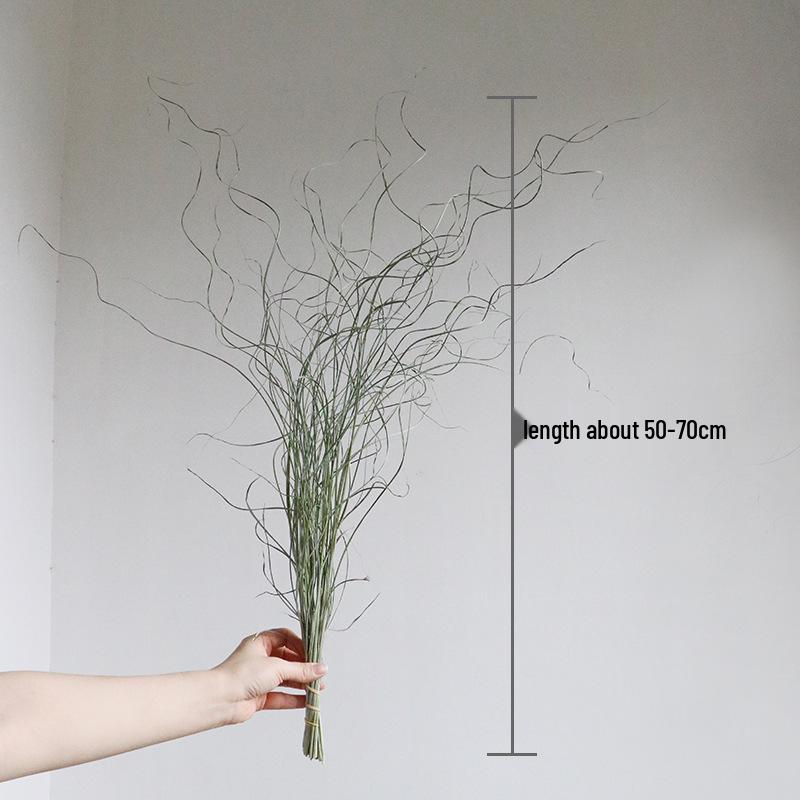 High-End Wabi-Sabi Dried Flower Decor: Natural Reeds & Wheat for Living Room or Homestay.