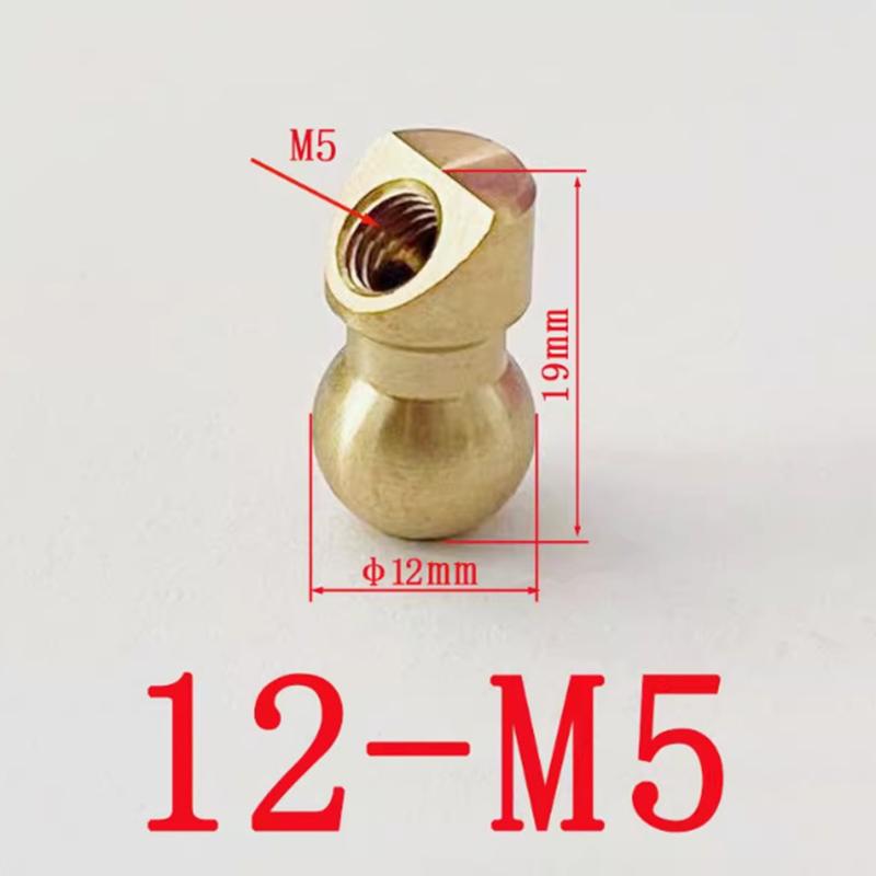 CNC Machine Tool Oblique Spray Brass Ball Coolant Nozzle Ball Joint Accessories