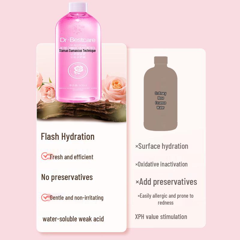 Bise Damaszener Rosen Hydrosol Anti-Falten & Feuchtigkeitsspendender Toner