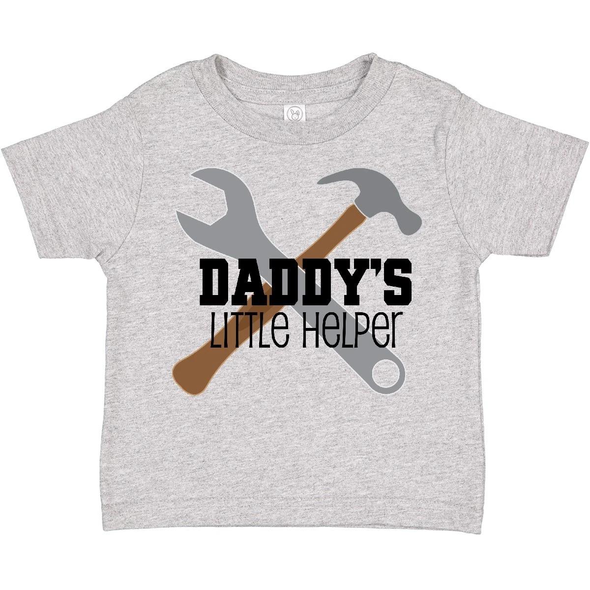 Inktastic Daddy s Little Helper Tool Set Toddler T-Shirt Daddy From Dad Fathers 120