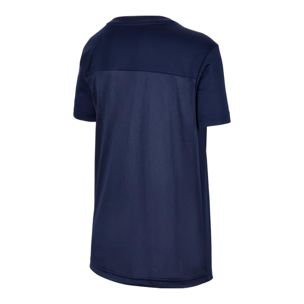 Nike Dri-Fit T-Shirt Soft Comfortable Fashionable Versatile Short Sleeve Kids Tops Deep-Navy IB8677-410