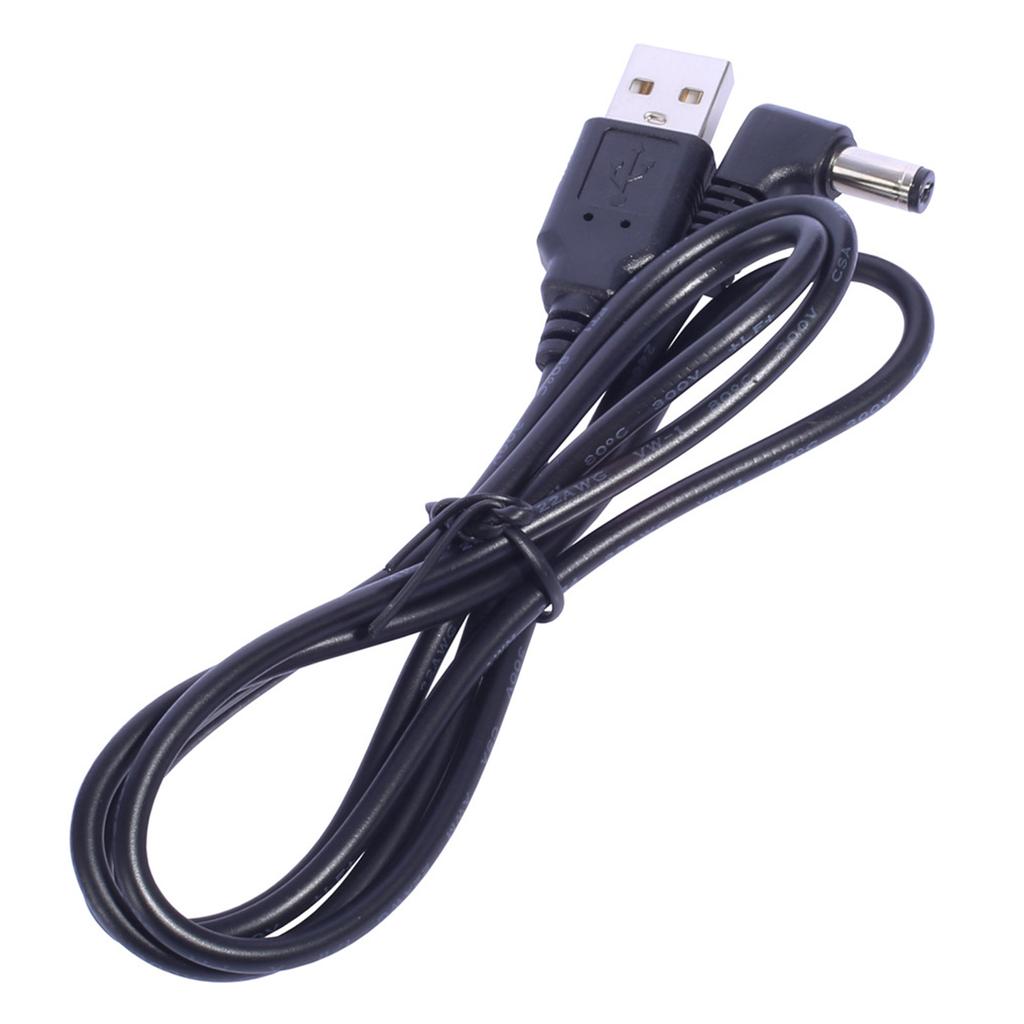 Cablu de încărcare cablu de alimentare USB la DC5,5 x 2,1 mm de calitate pentru tastatură electronică, lumină LED, dispozitiv de tensiune 5V