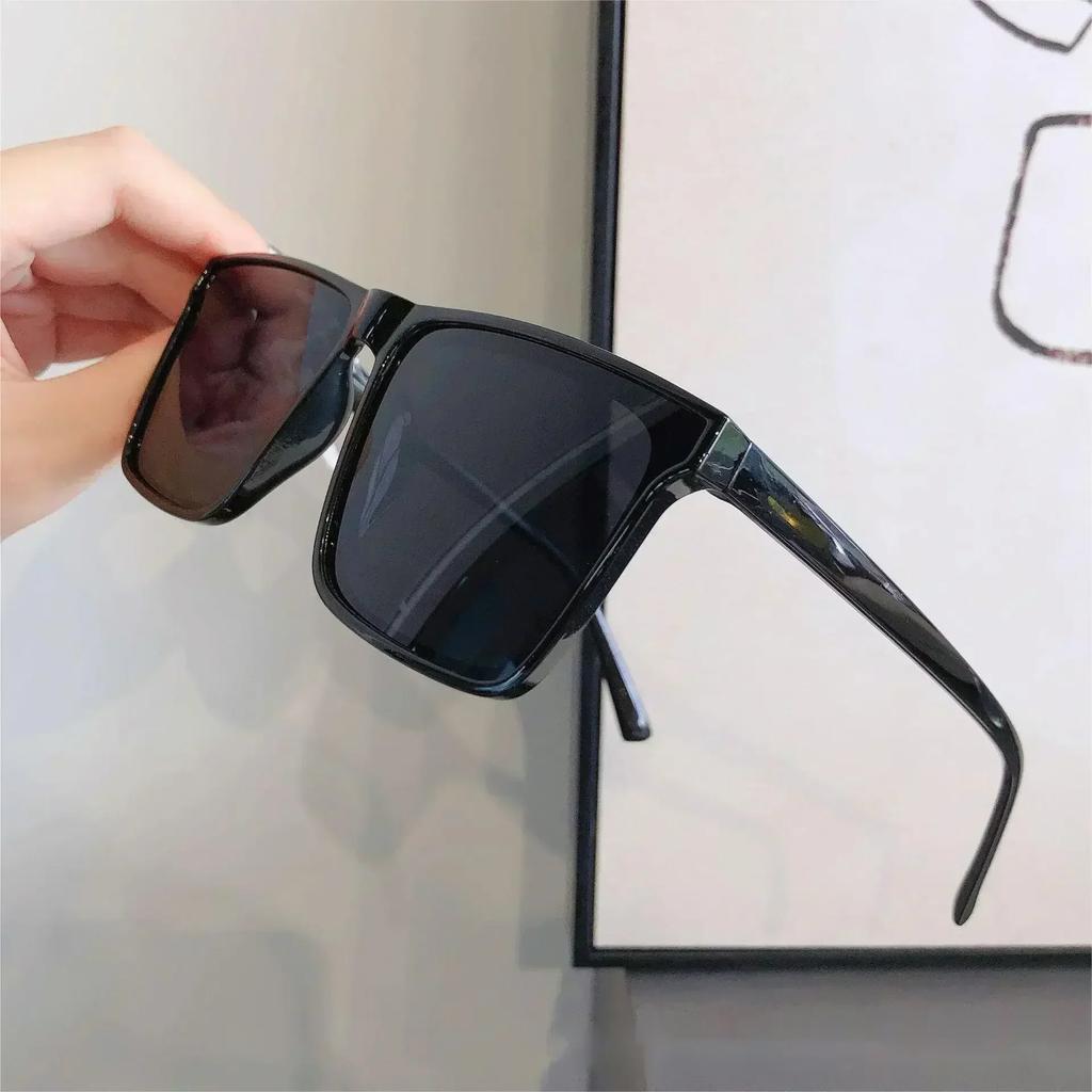 Fashion Men's Business Driving Square Acetate Windproof Shades Sunglasses Retro Sunglasses Outdoor Men's Sunglasses