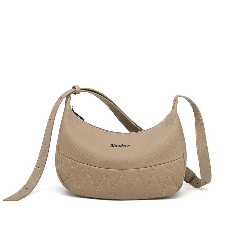 

Женская сумка кроссбоди из натуральной кожи, на плечо, сумка-мессенджер, сумки-полумесяцы