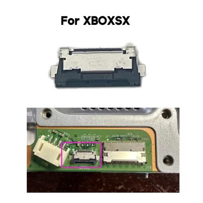 Compatible For Xbox-Series X Power Eject Button Flex Cable Connector Socket Ribbon Clip Nexus FPC Repair Part Accessory