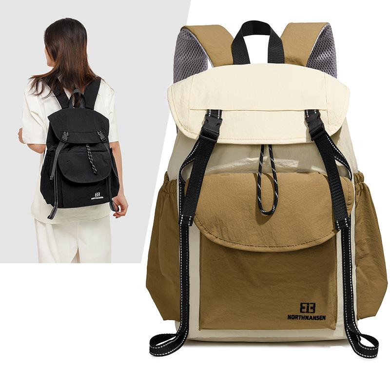 Outdoor large-capacity waterproof middle school student schoolbag new hiking and camping backpack