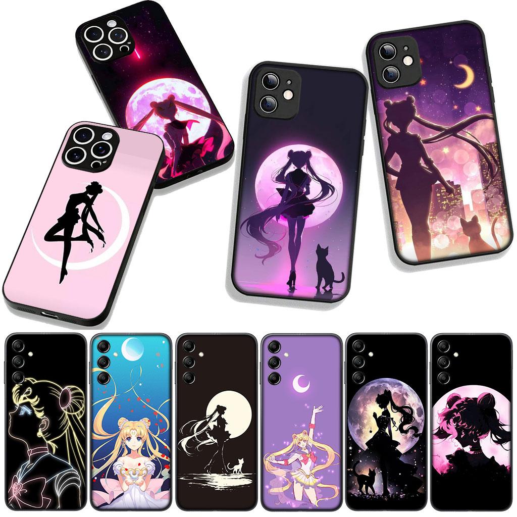 for Samsung Galaxy A36 A17 A26 A07 A35 A54 A53 A13 A33 A34 S8 S9 S20 S21 FE S10 Plus Phone Case Poster S-Sailors Movie Moon