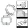 Baking Mousse Tart Ring 1 Pcs Stainless Steel Perforated Pastry and Crumpet Mold for Kitchen and Home Hotel Use