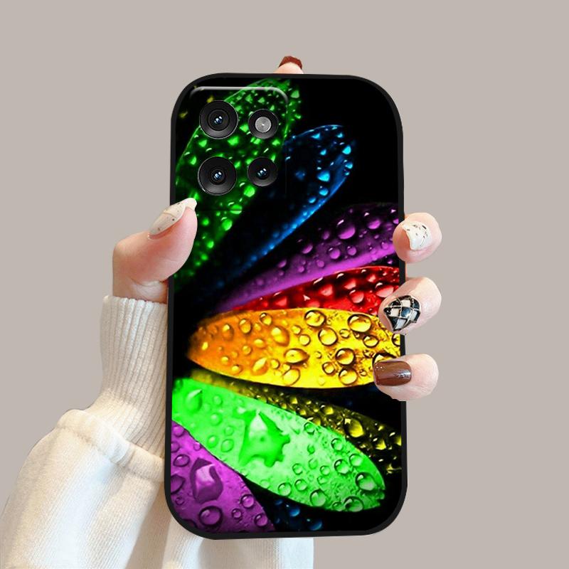 Fashion Painted Coque Case For Moto Edge 50 Soft Silicone TPU Phone Cover For Motorola S50 Edge50 Neo 5G Shockproof Protector