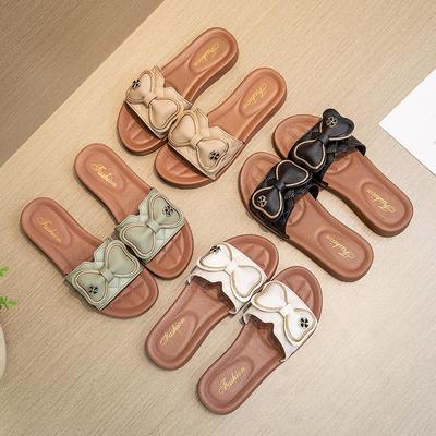 New Sandals Ladies Summer Slippers Anti Slip Casual Outwear Beach Shoes Women's Flat Bottom Slippers